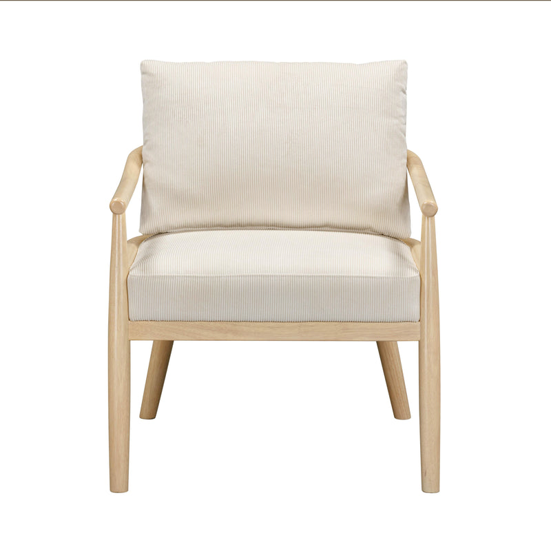 Dixie Cream Performance Corduroy Accent Chair