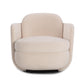 Wolfie Light Blush Velvet Swivel Chair