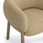 Foxy Honey Performance Textured Fabric Accent Chair