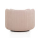 Nura Contract-Grade Chenille Swivel Accent Chair - Pink