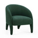 Kris Contract-Grade Chenille Accent Chair - Forest Green