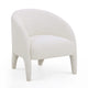 Kris Contract-Grade Chenille Accent Chair - Cream