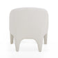 Kris Contract-Grade Chenille Accent Chair - Cream