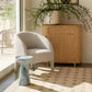 Kris Warm Grey Performance Boucle Accent Chair