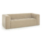 Alder 89" Upcycled Contract-Grade Chenille Sofa - Sand