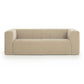Alder 89" Upcycled Contract-Grade Chenille Sofa - Sand