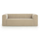 Alder 89" Upcycled Contract-Grade Chenille Sofa - Sand