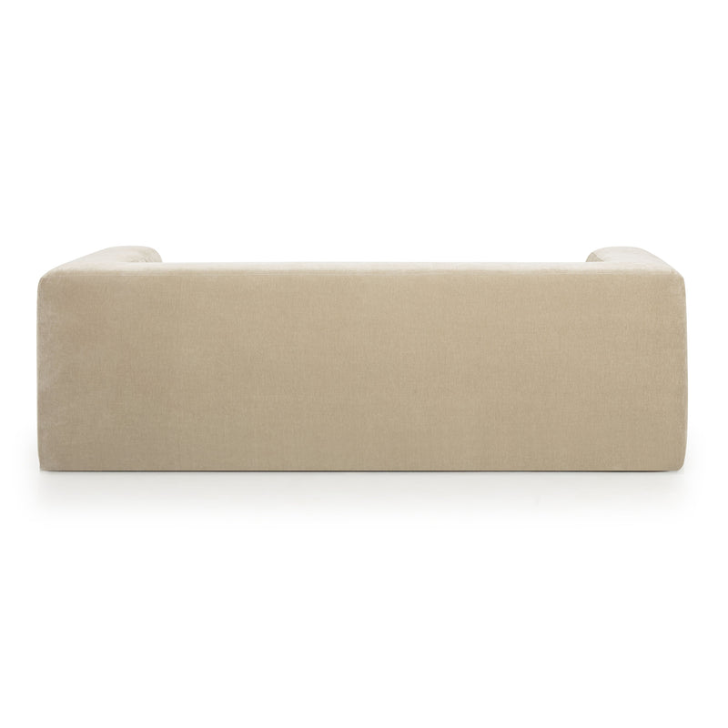 Alder 89" Upcycled Contract-Grade Chenille Sofa - Sand