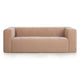 Alder 89" Upcycled Contract-Grade Chenille Sofa - Peach