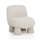 Stomp Upcycled Performance Chenille Accent Chair - Cream
