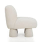 Stomp Upcycled Performance Chenille Accent Chair - Cream