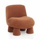 Stomp Upcycled Performance Chenille Accent Chair - Rust