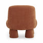 Stomp Upcycled Performance Chenille Accent Chair - Rust