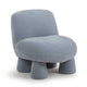 Stomp Upcycled Performance Chenille Accent Chair - Blue