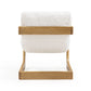 Palma Upcycled Performance Fabric Accent Chair - Cream