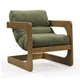 Palma Upcycled Performance Fabric Accent Chair - Green