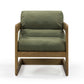 Palma Upcycled Performance Fabric Accent Chair - Green