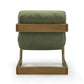 Palma Upcycled Performance Fabric Accent Chair - Green