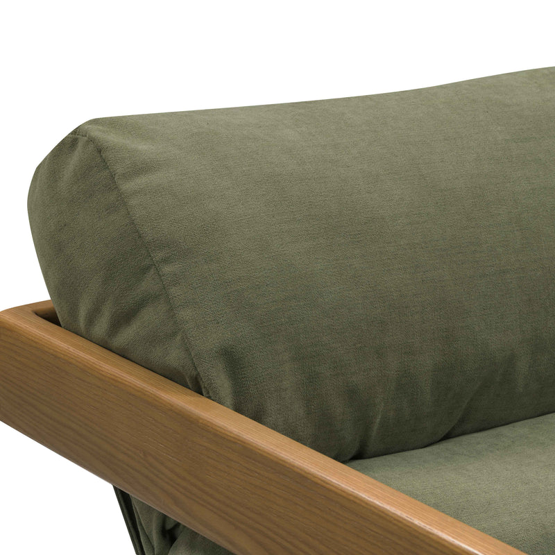 Palma Upcycled Performance Fabric Accent Chair - Green