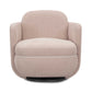 Wolfie Performance Chenille Swivel Accent Chair - Pink