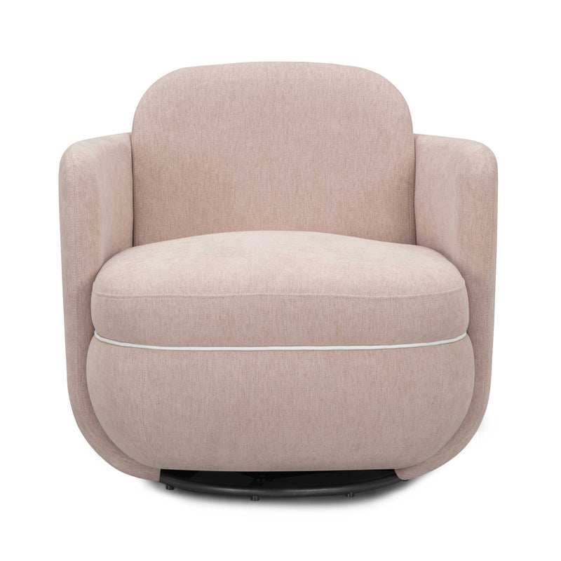 Wolfie Performance Chenille Swivel Accent Chair - Pink