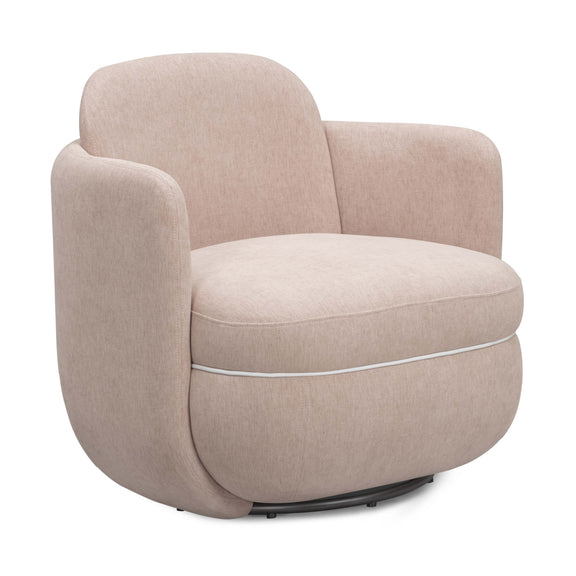 Wolfie Performance Chenille Swivel Accent Chair - Pink