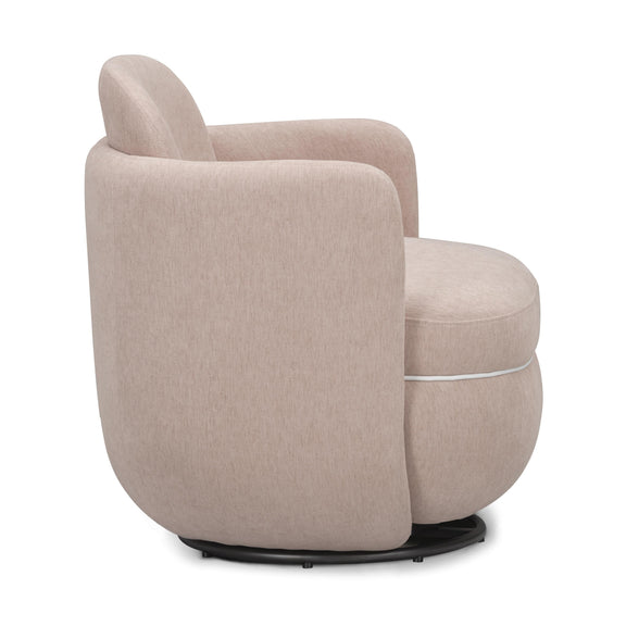 Wolfie Performance Chenille Swivel Accent Chair - Pink