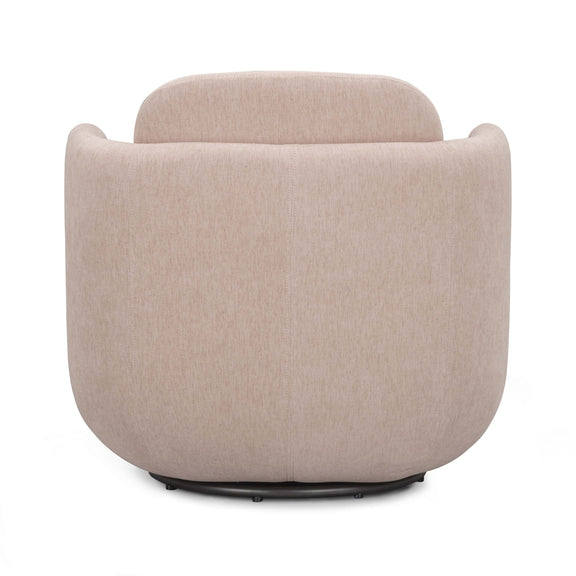 Wolfie Performance Chenille Swivel Accent Chair - Pink