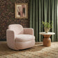 Wolfie Performance Chenille Swivel Accent Chair - Pink