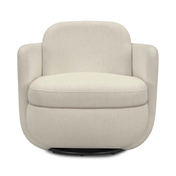 Wolfie Performance Chenille Swivel Accent Chair - Cream