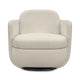 Wolfie Performance Chenille Swivel Accent Chair - Cream
