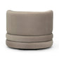 Astor Performance Faux Mohair Swivel Hotel Lounge Chair - Taupe