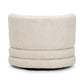 Astor Heavy Performance Boucle Swivel Hotel Lounge Chair - Cream
