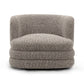 Astor Heavy Performance Boucle Swivel Hotel Lounge Chair - Heathered Grey