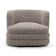 Astor Heavy Performance Boucle Swivel Hotel Lounge Chair - Heathered Grey