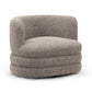 Astor Heavy Performance Boucle Swivel Hotel Lounge Chair - Heathered Grey