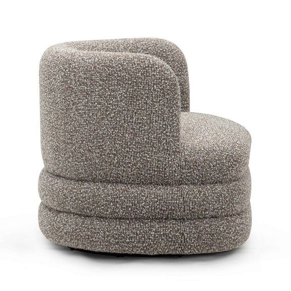 Astor Heavy Performance Boucle Swivel Hotel Lounge Chair - Heathered Grey