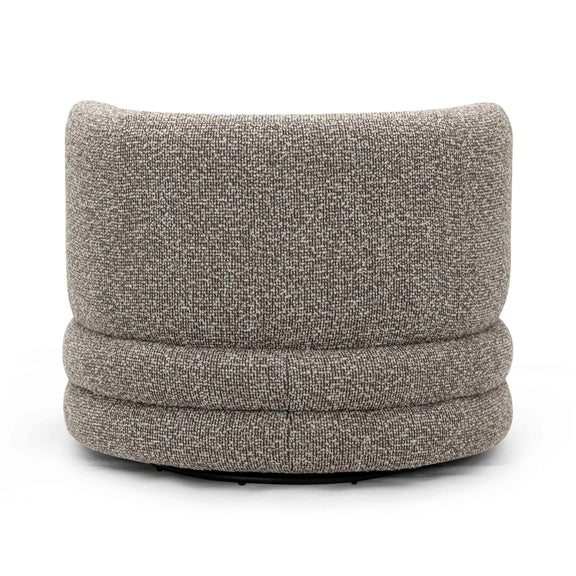 Astor Heavy Performance Boucle Swivel Hotel Lounge Chair - Heathered Grey