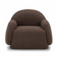 Marius Contract-Grade Boucle Accent Chair - Brown