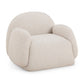 Marius Contract-Grade Boucle Accent Chair - Cream