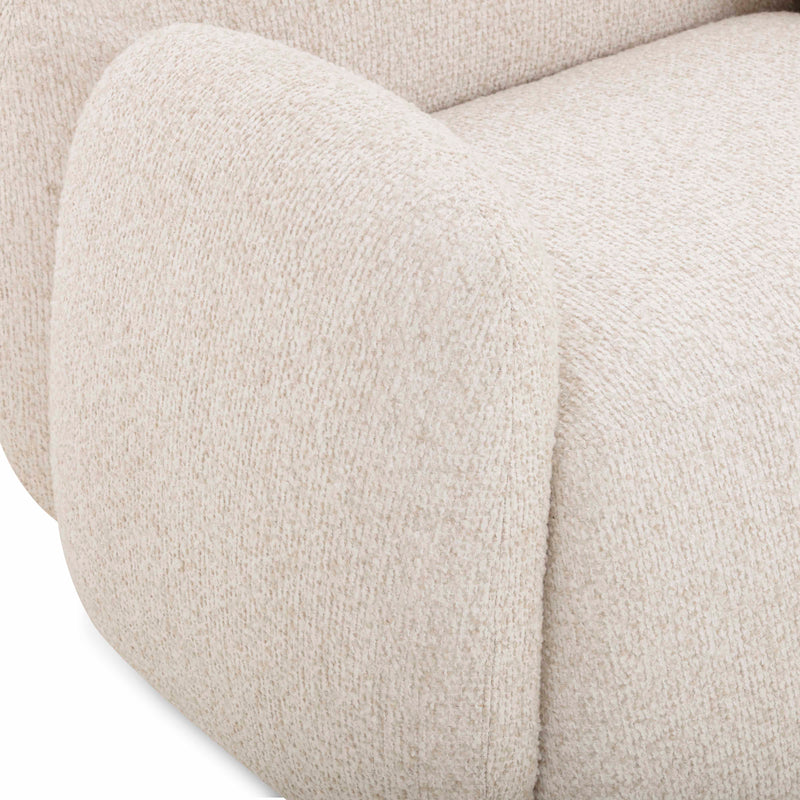 Marius Contract-Grade Boucle Accent Chair - Cream