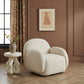 Marius Contract-Grade Boucle Accent Chair - Cream
