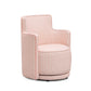 Passe Striped Linen Swivel Accent Chair - Pink Stripes