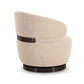 Austin Cream Performance Boucle Swivel Accent Chair