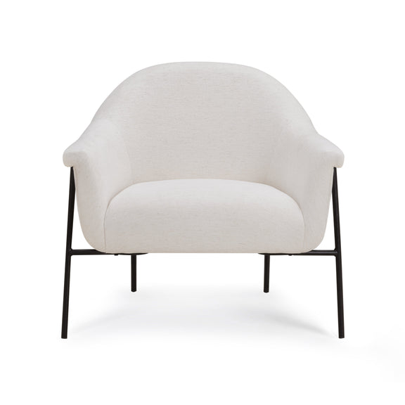 Lua Performance Chenille Accent Chair - Cream