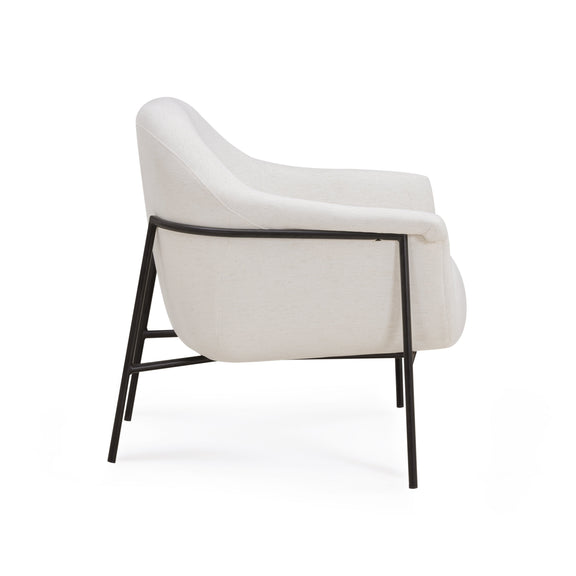 Lua Performance Chenille Accent Chair - Cream