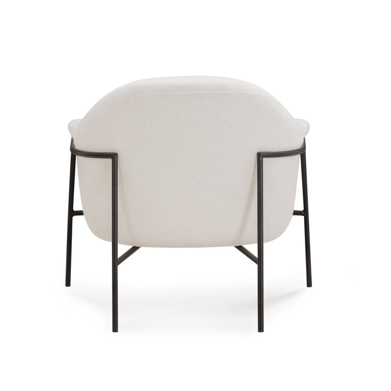 Lua Performance Chenille Accent Chair - Cream