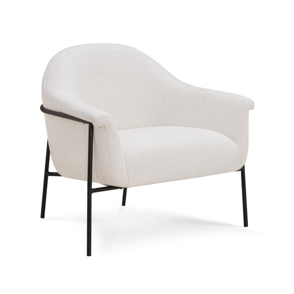 Lua Performance Chenille Accent Chair - Cream