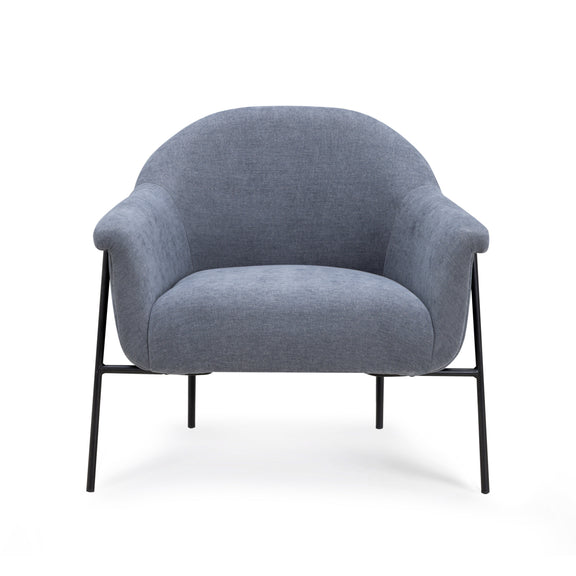 Lua Performance Chenille Accent Chair - Blue