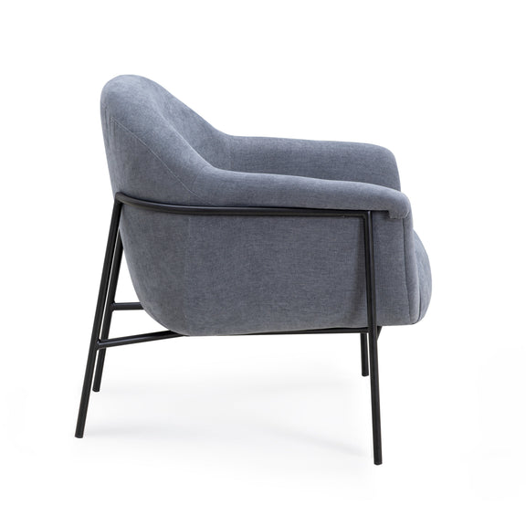 Lua Performance Chenille Accent Chair - Blue